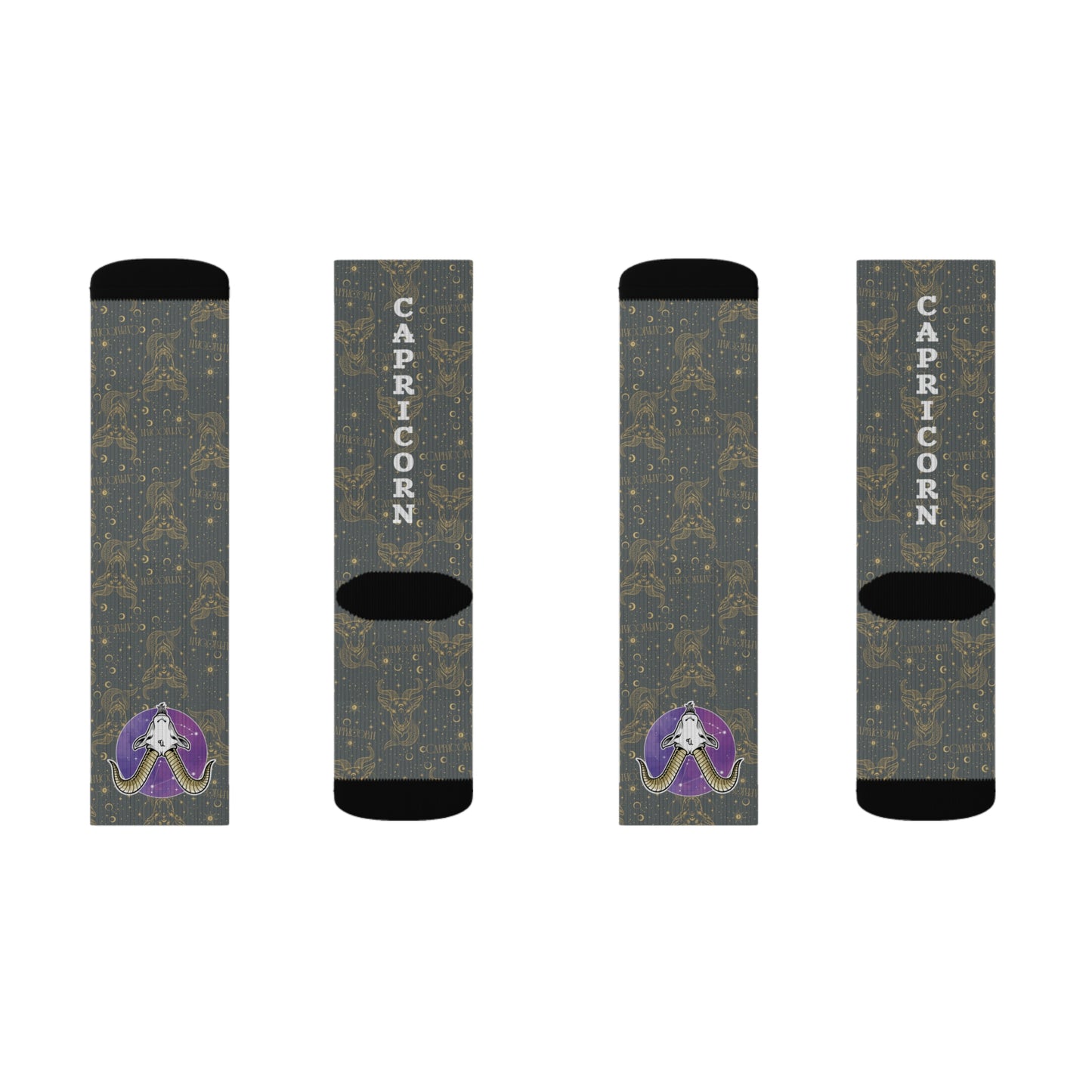 Capricorn Socks (Dark Grey)