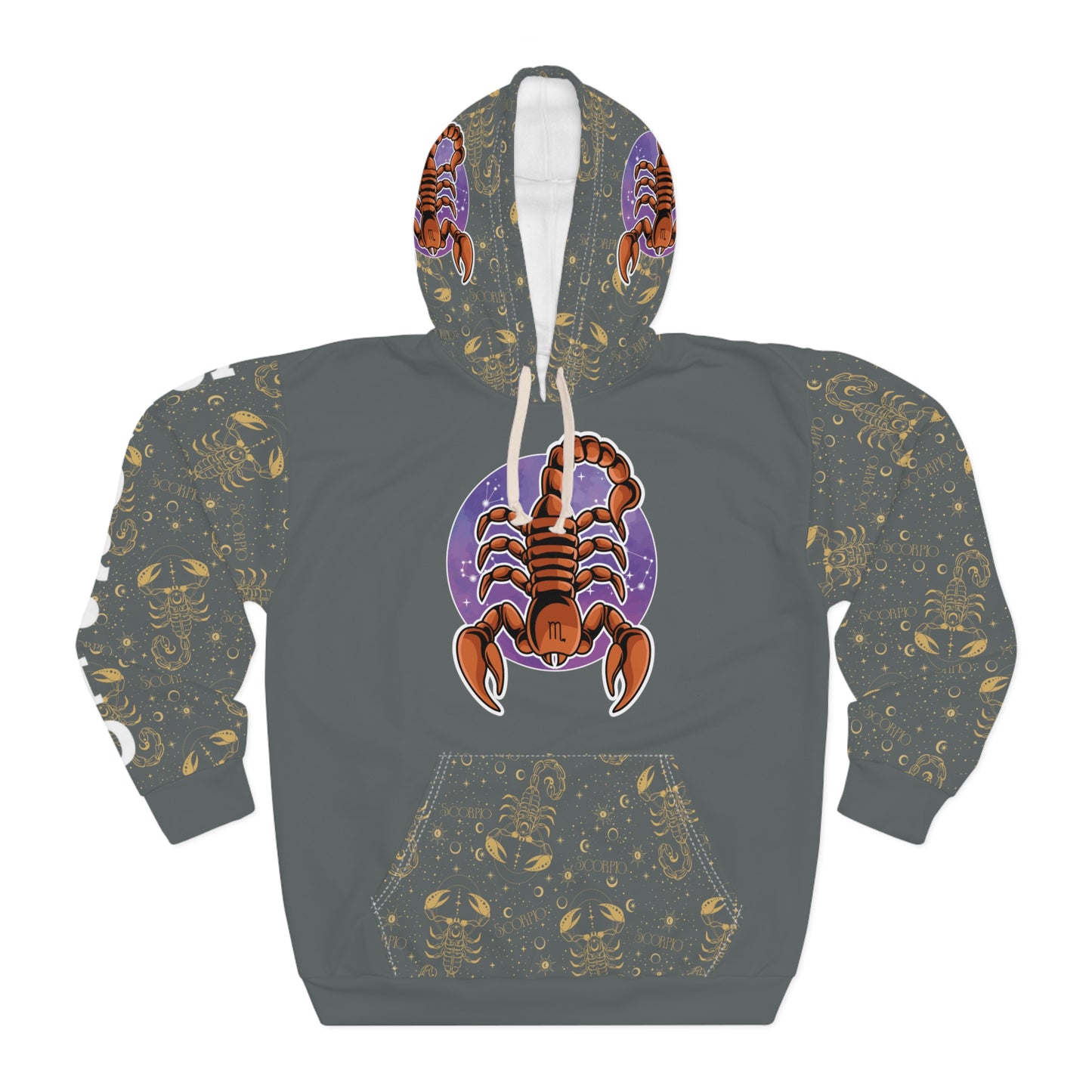 Scorpio Unisex Pullover Hoodie (Dark Grey)