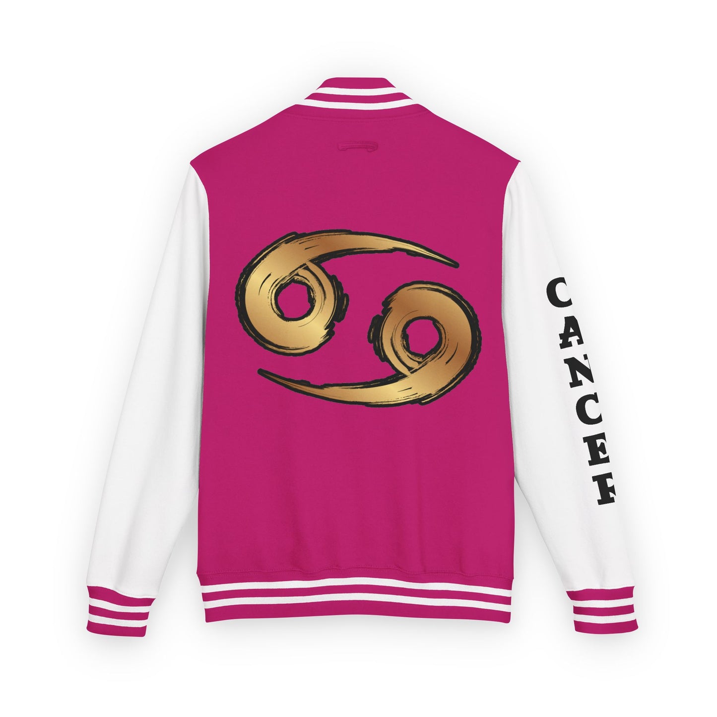 Cancer Zodiac Unisex Heavyweight Letterman Jacket, Astrology Gift, Sports Jacket, Personalized Gift, Birthday Gift, Astrology Apparel