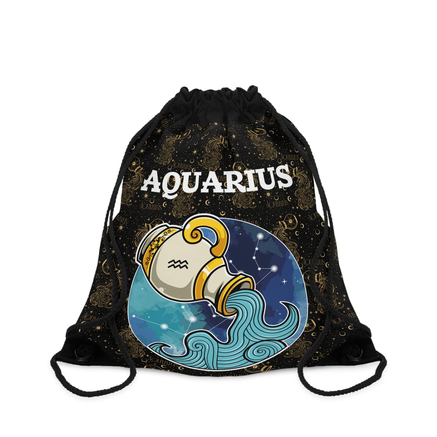 Aquarius Drawstring Bag