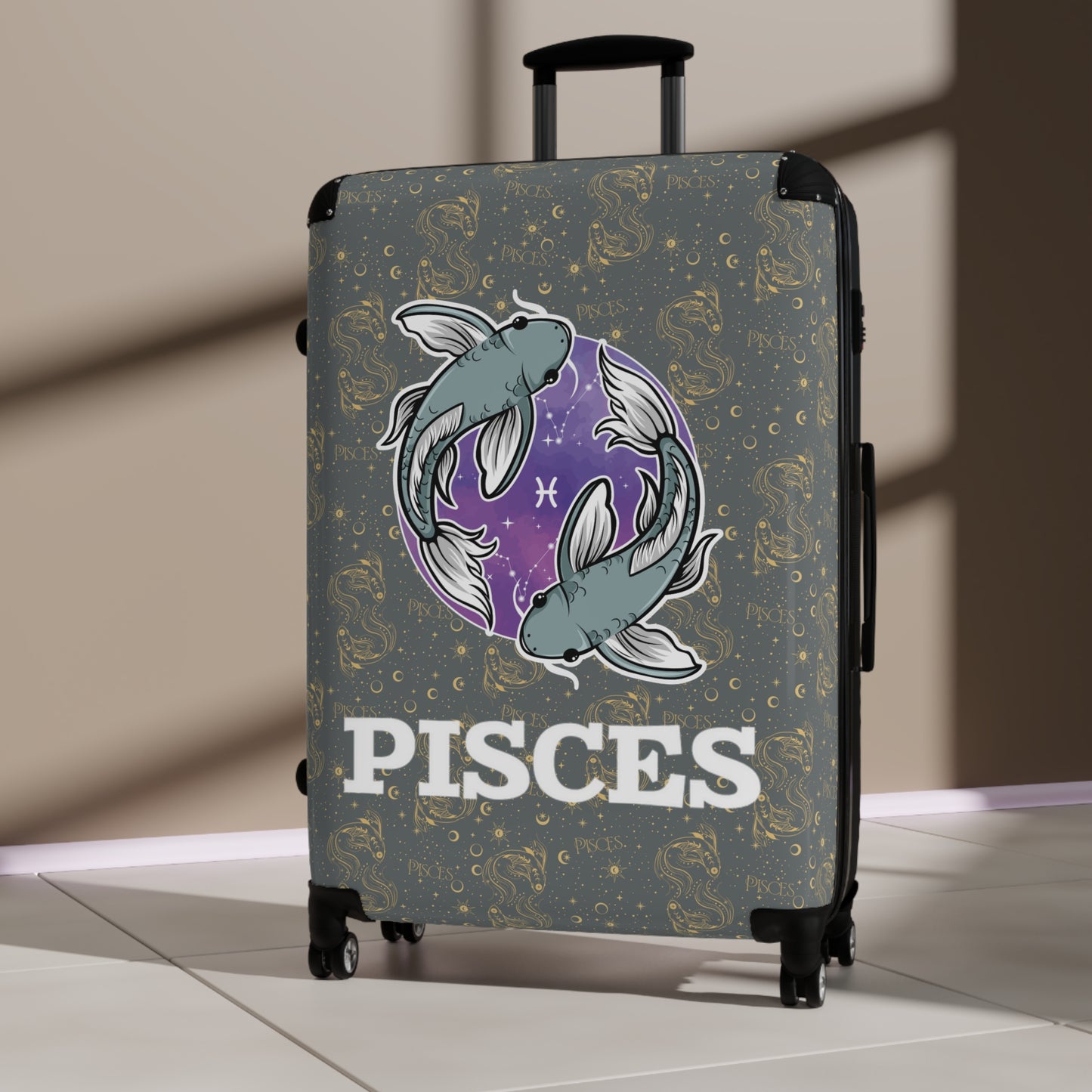 Pisces Suitcases (Dark Grey)