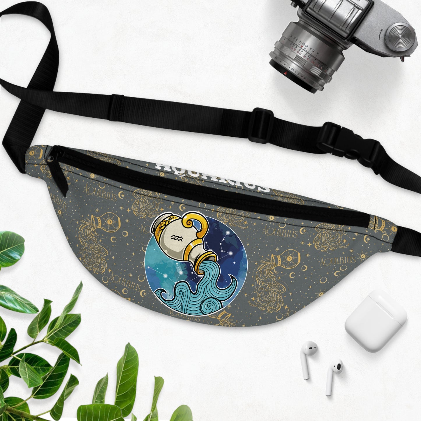 Aquarius Fanny Pack (Dark Grey)