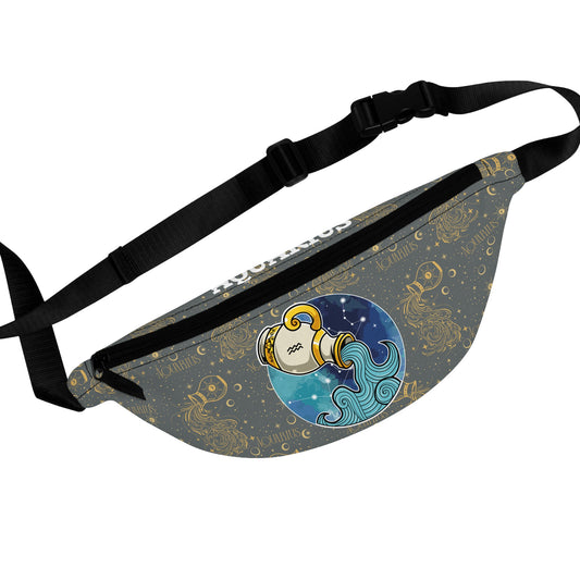 Aquarius Fanny Pack (Dark Grey)