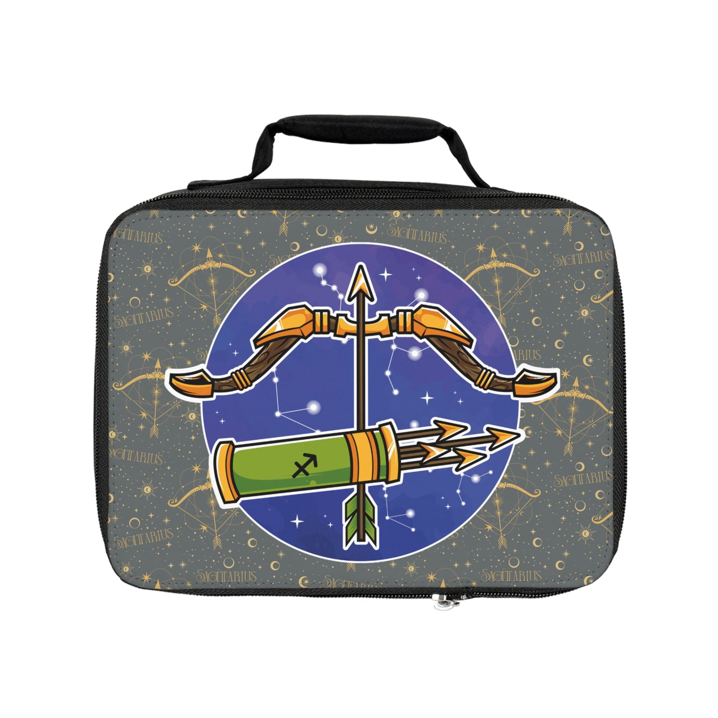 Sagittarius Lunch Bag (Dark Grey)