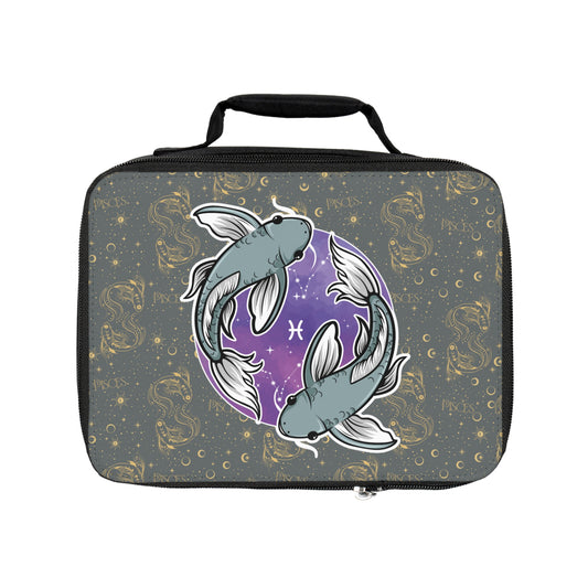 Pisces Lunch Bag (Dark Grey)