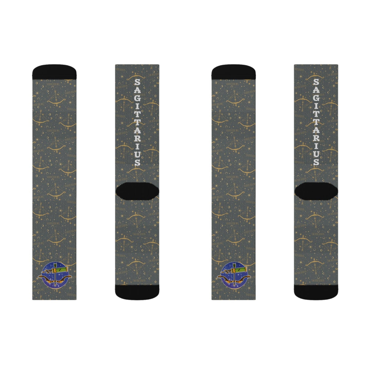 Sagittarius Socks (Dark Grey)