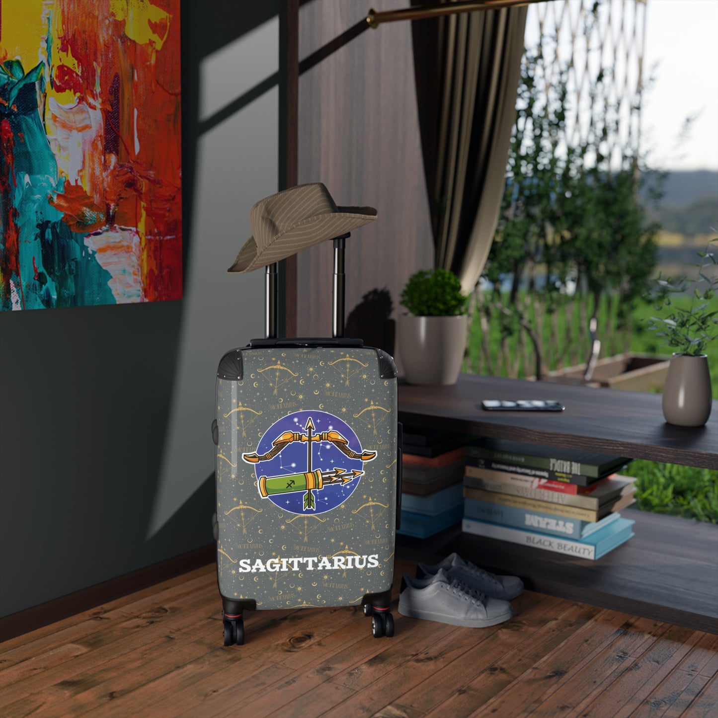Sagittarius Suitcases (Dark Grey)