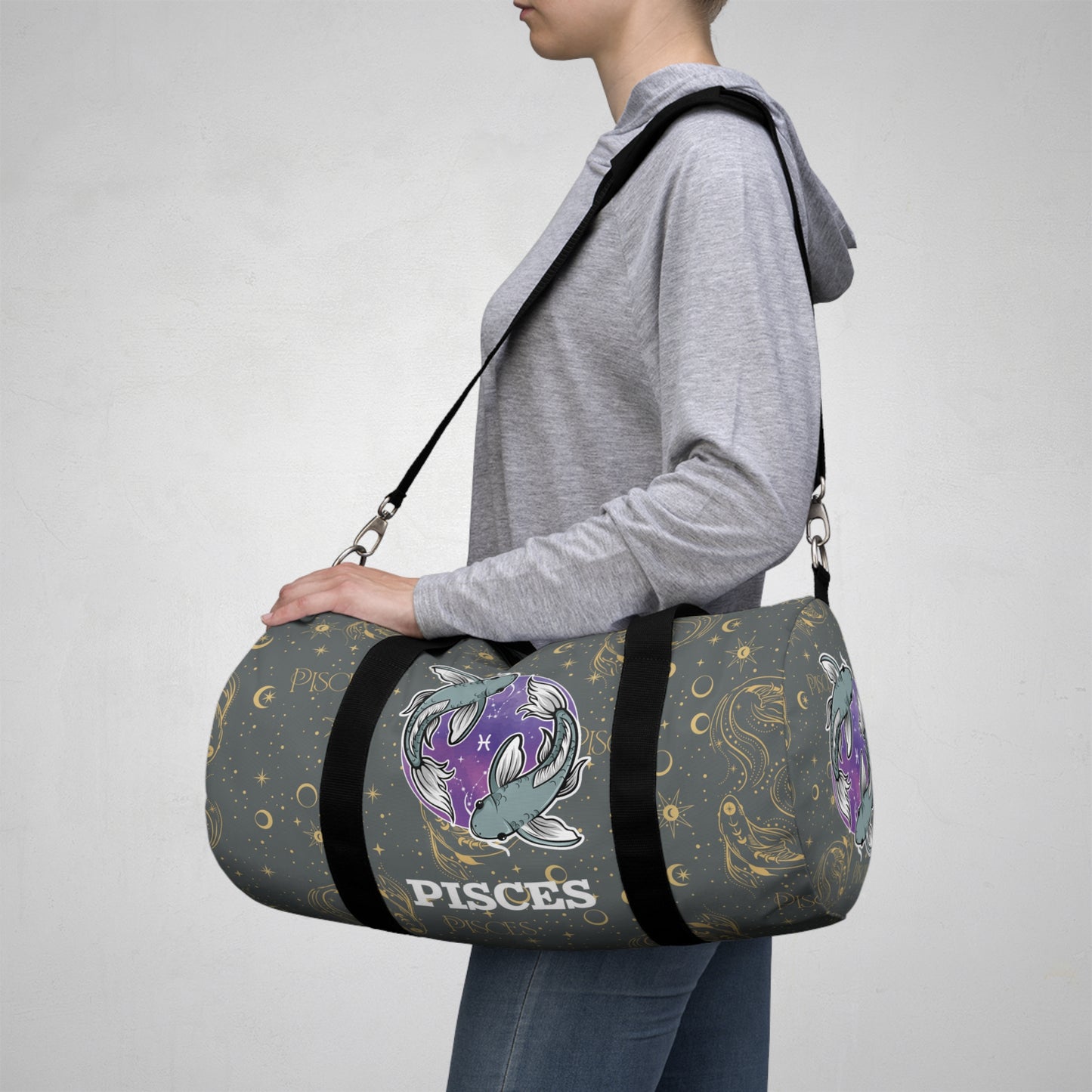 Pisces Duffel Bag (Dark Grey)