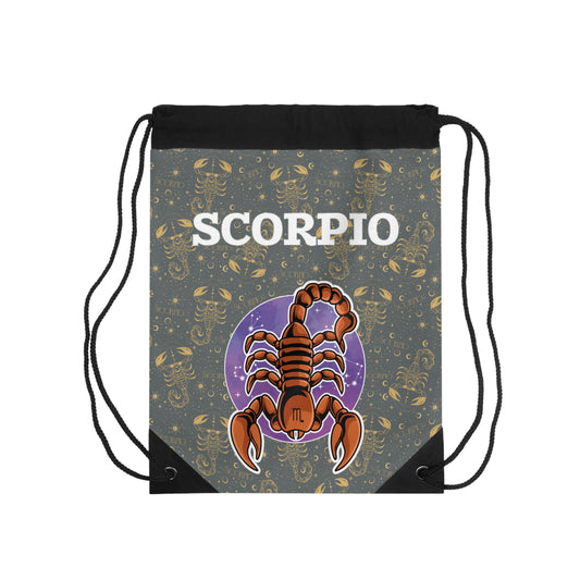Scorpio Drawstring Bag (Dark Grey)
