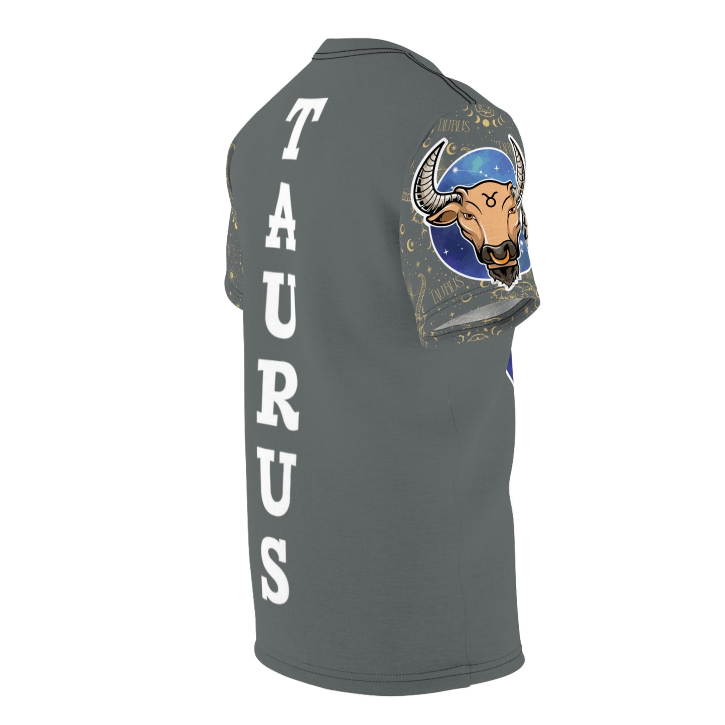Taurus  Unisex Cut & Sew Tee (Dark Grey)