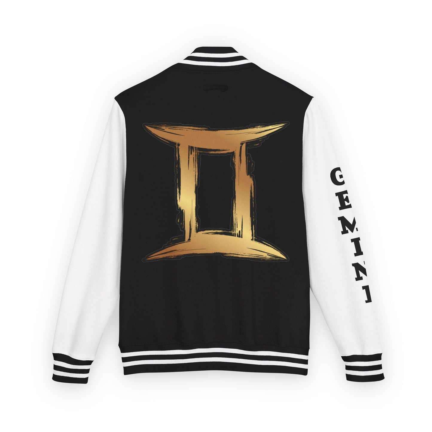 Gemini Heavyweight Letterman Jacket for Astrology Lovers, Perfect for Birthdays, Spiritual Gifts, Casual Wear, Zodiac Theme