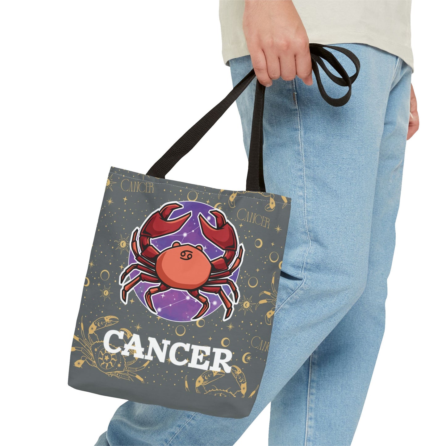 Cancer Tote Bag (Dark Grey)