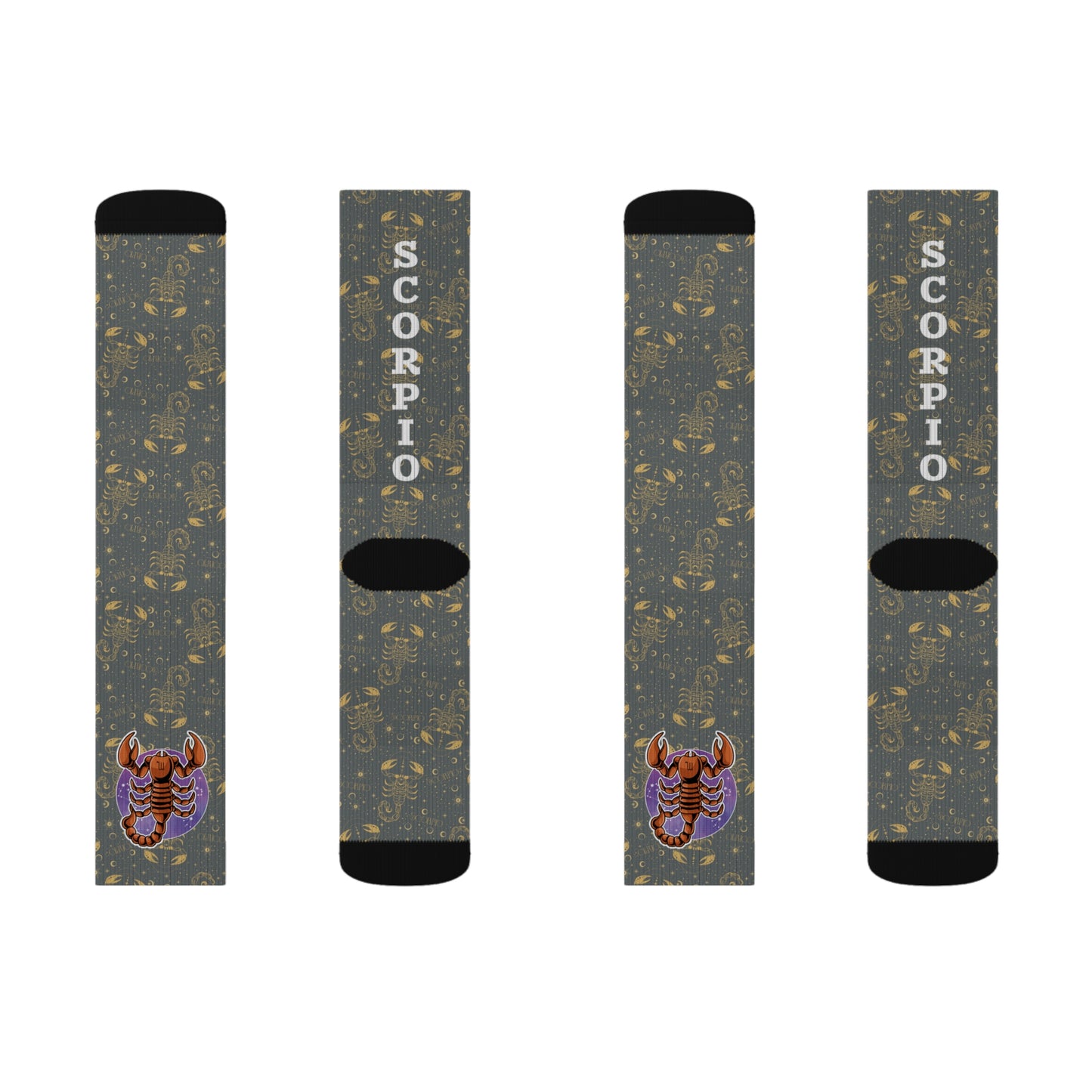 Scorpio Socks (Dark Grey)