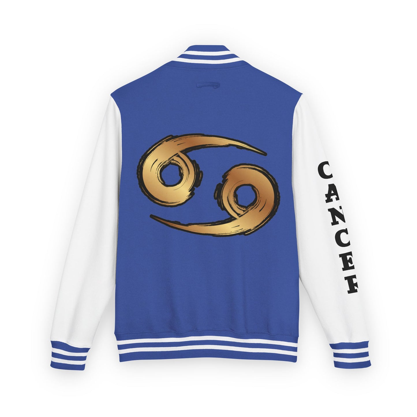 Cancer Zodiac Unisex Heavyweight Letterman Jacket, Astrology Gift, Sports Jacket, Personalized Gift, Birthday Gift, Astrology Apparel
