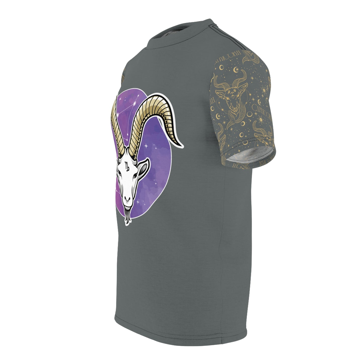Capricorn Unisex Cut & Sew Tee (Dark Grey)