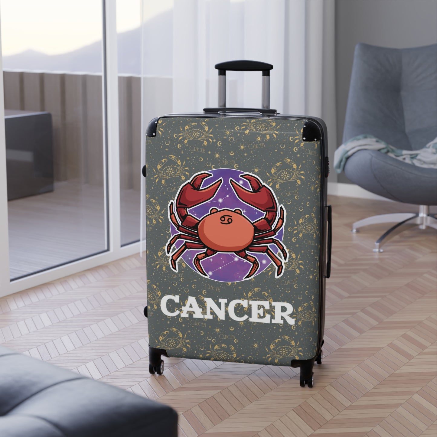 Cancer Suitcases (Dark Grey)
