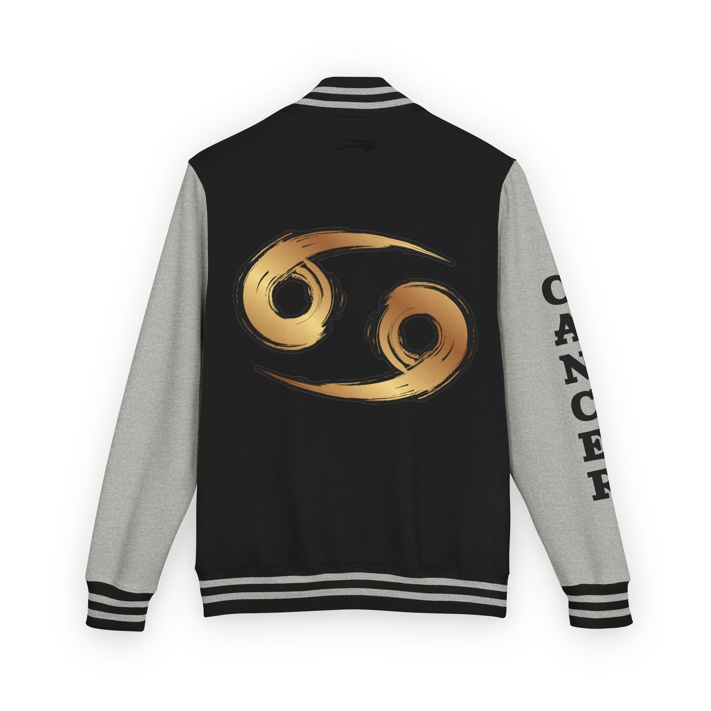 Cancer Zodiac Unisex Heavyweight Letterman Jacket, Astrology Gift, Sports Jacket, Personalized Gift, Birthday Gift, Astrology Apparel