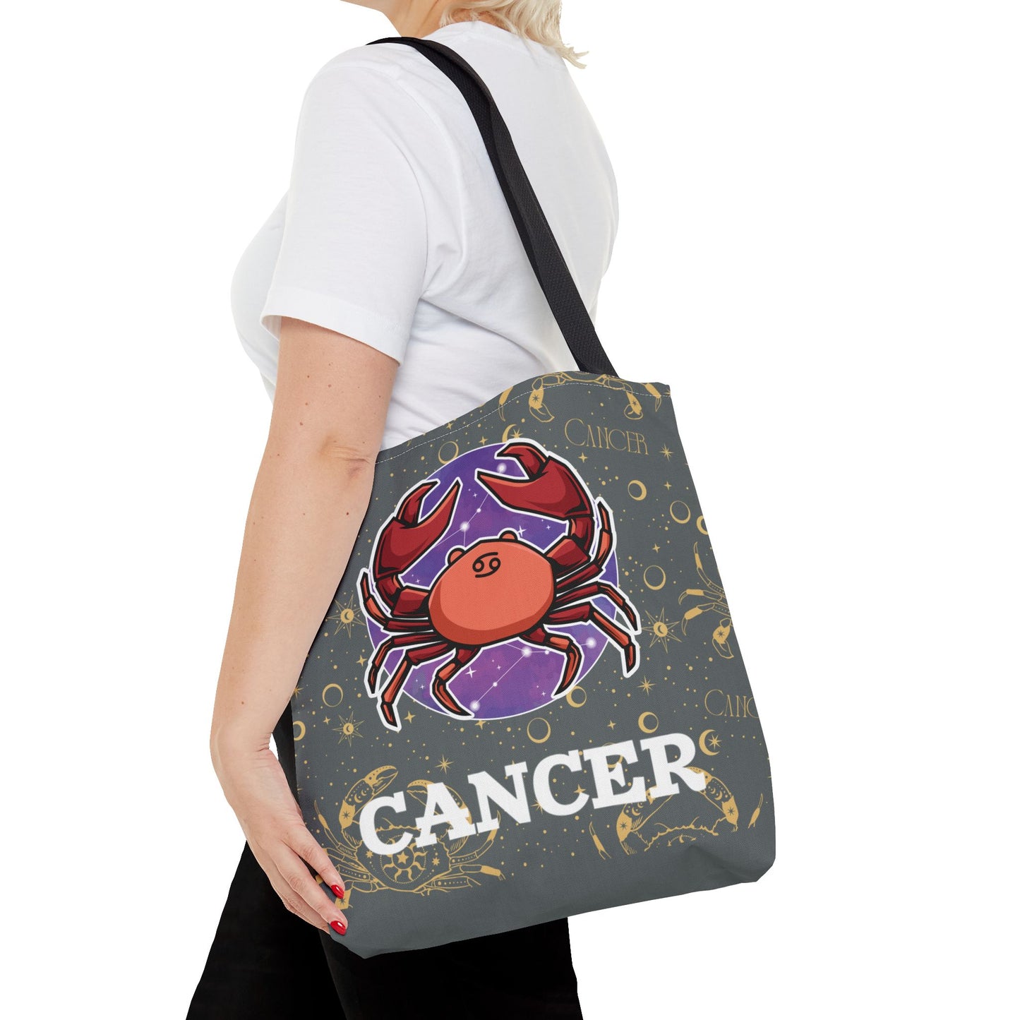 Cancer Tote Bag (Dark Grey)