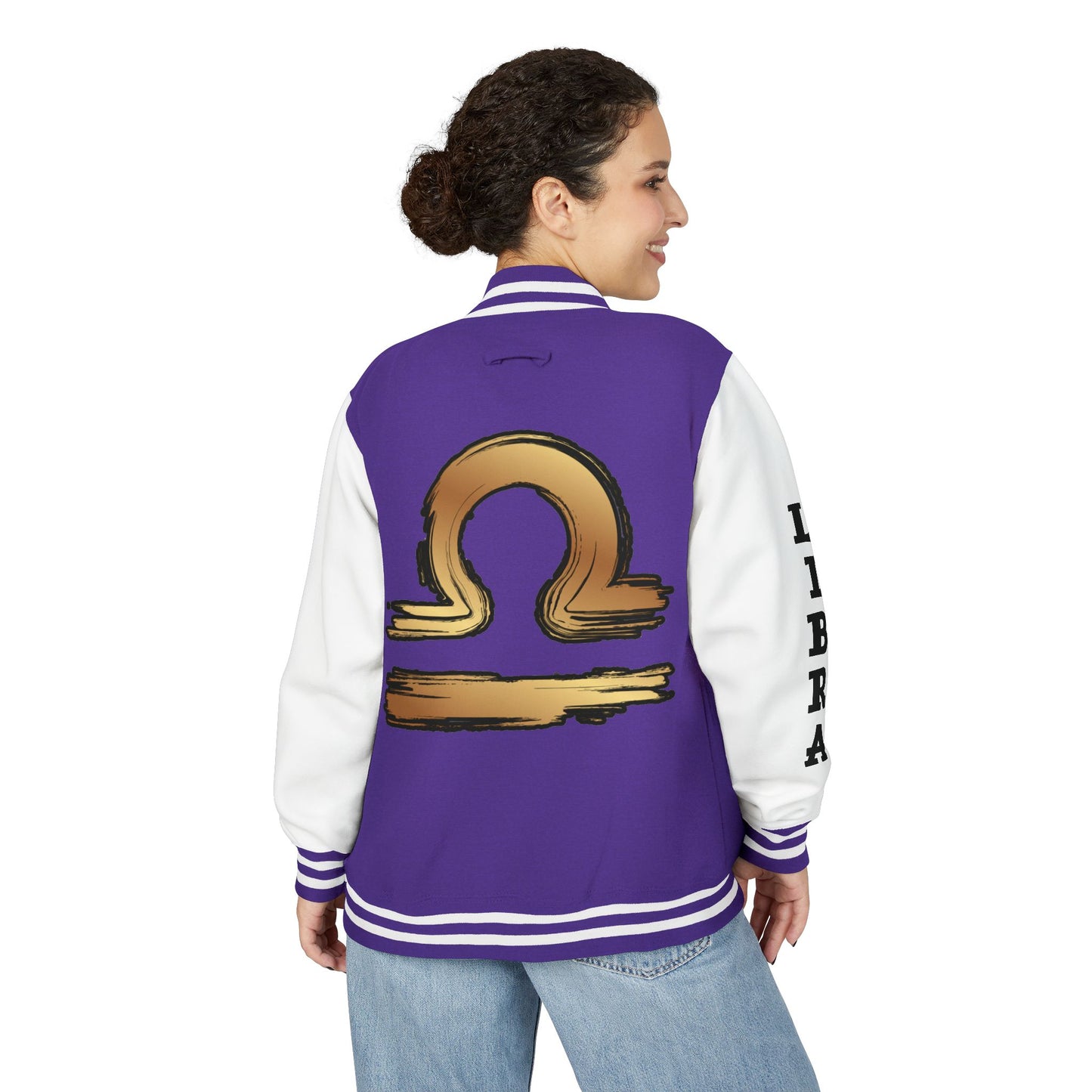 Stylish Libra Letterman Jacket, Unisex Varsity Jacket for Astrology Lovers, Cool Gift for Birthdays, Trendy Outerwear for Any Occasion