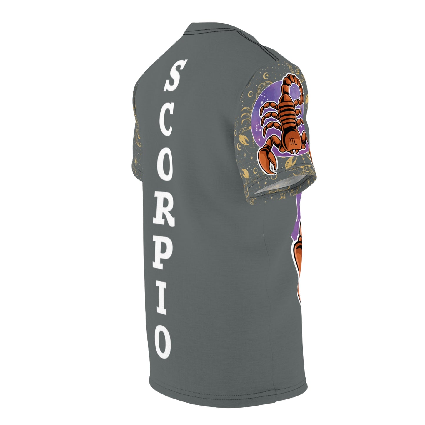 Scorpio Unisex Cut & Sew Tee (Dark Grey)