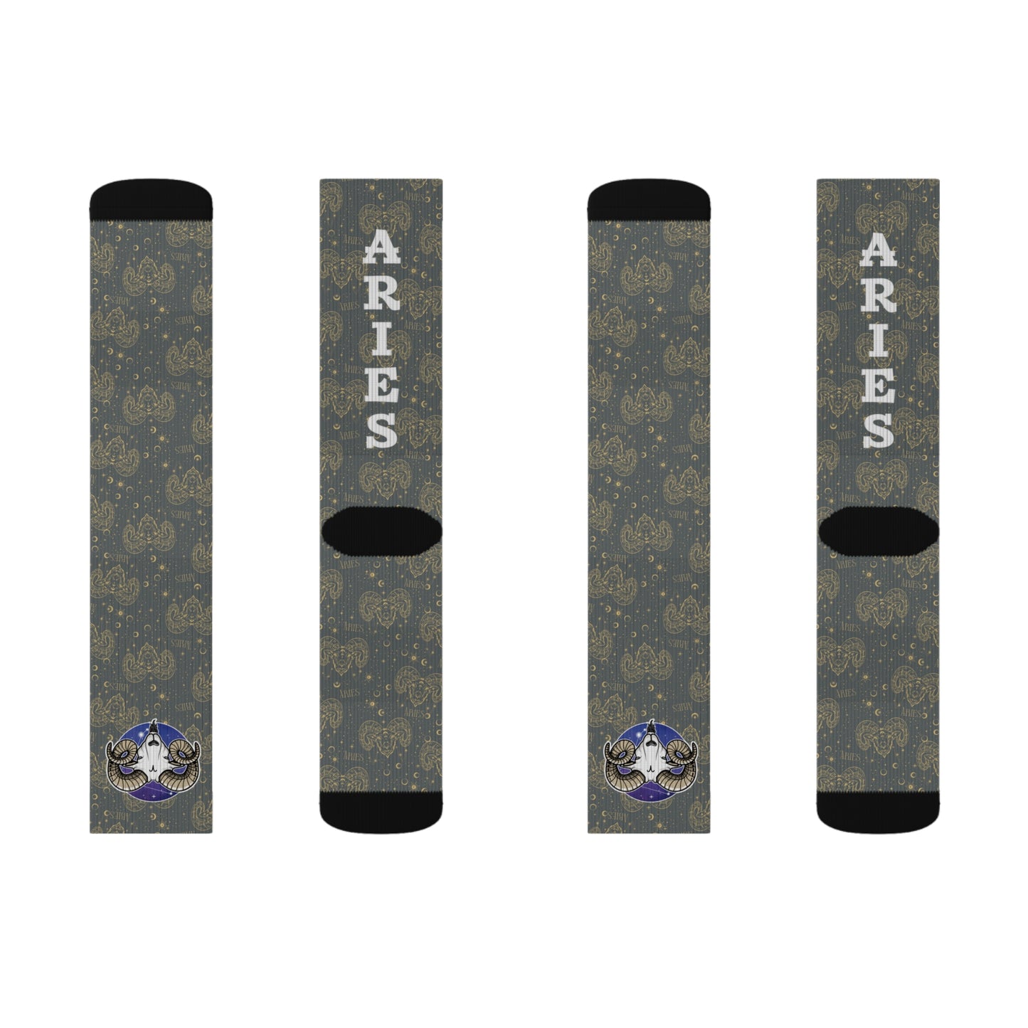 Aries Socks (Dark Grey)