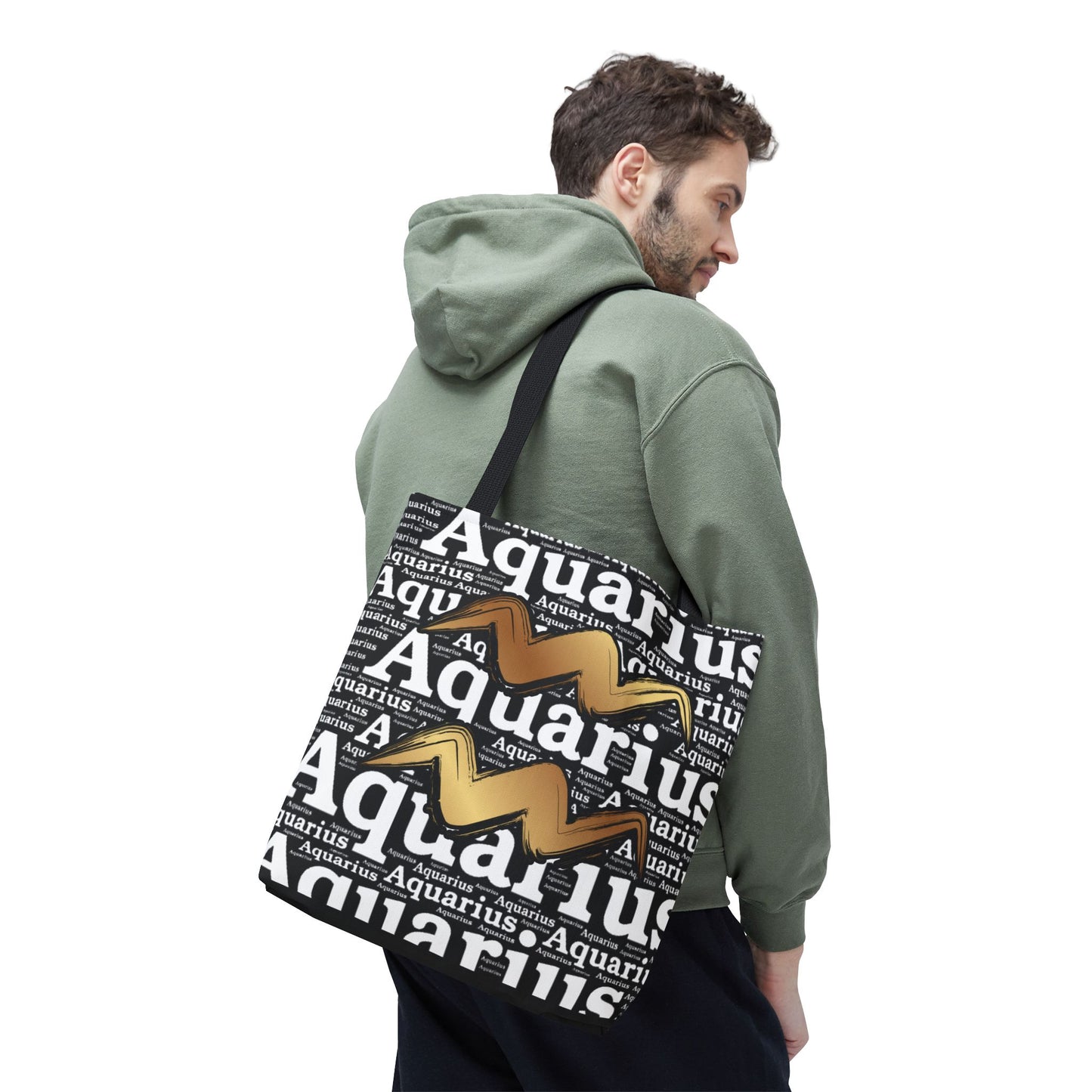 Aquarius Zodiac Tote Bag