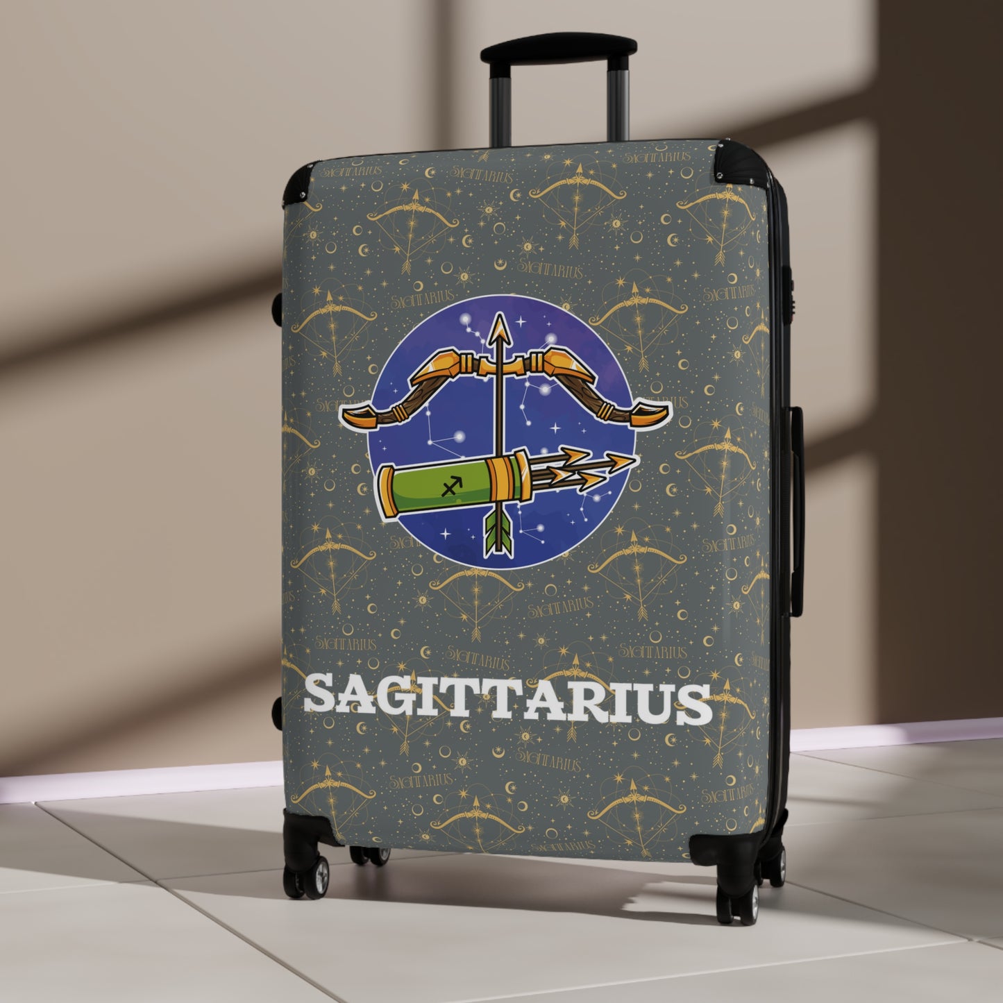 Sagittarius Suitcases (Dark Grey)