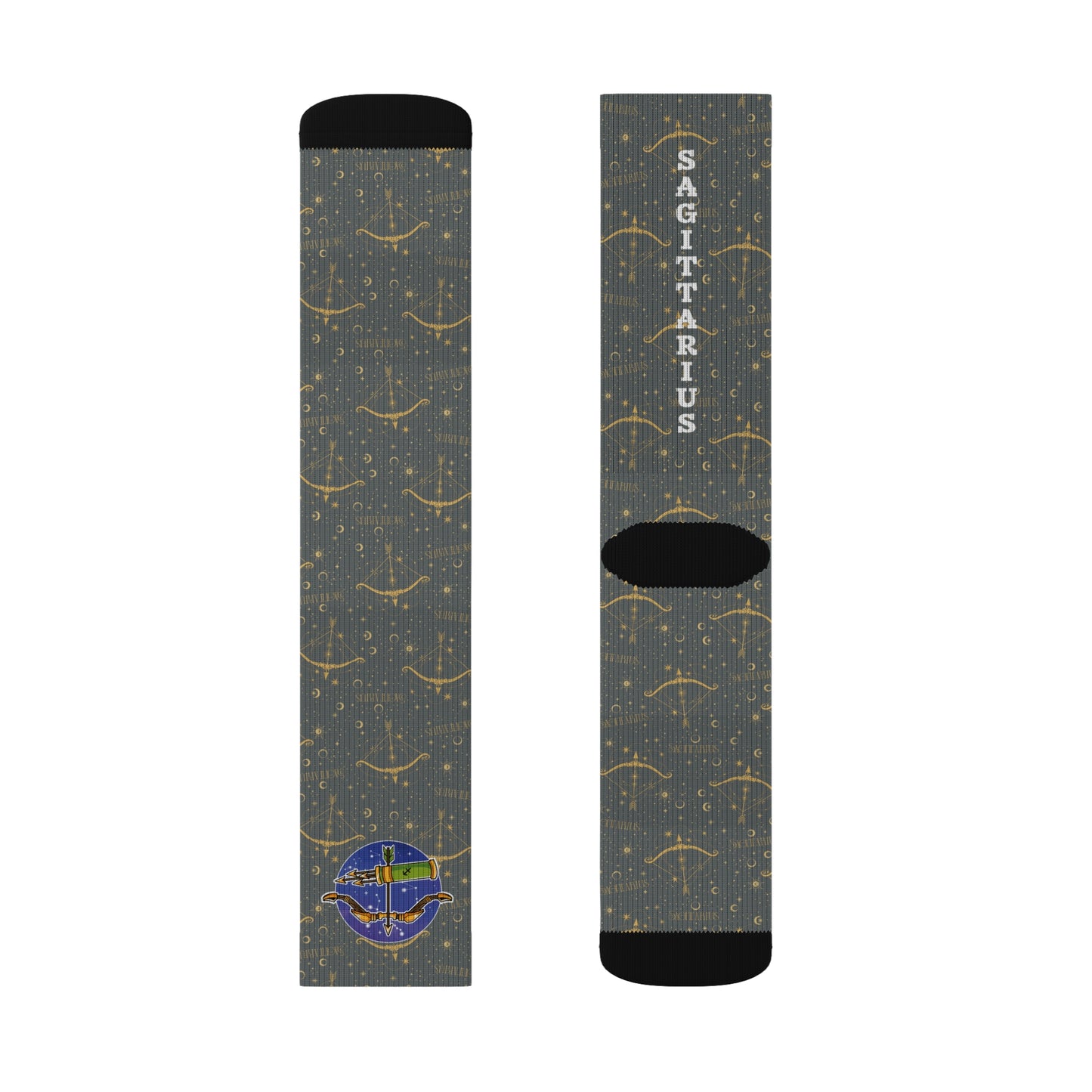 Sagittarius Socks (Dark Grey)