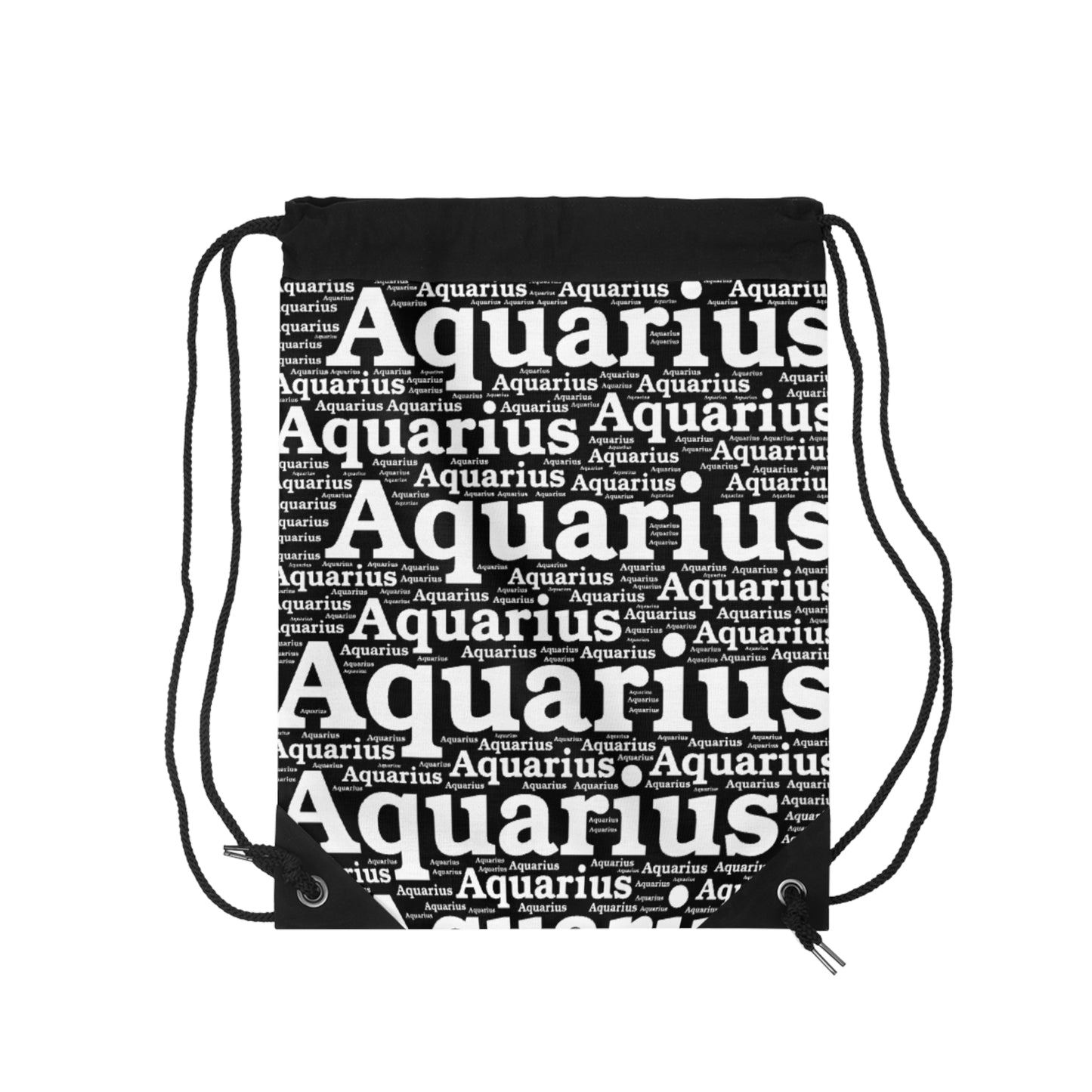 Aquarius Zodiac Drawstring Bag