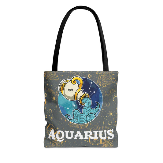 Aquarius Tote Bag (Dark Grey)