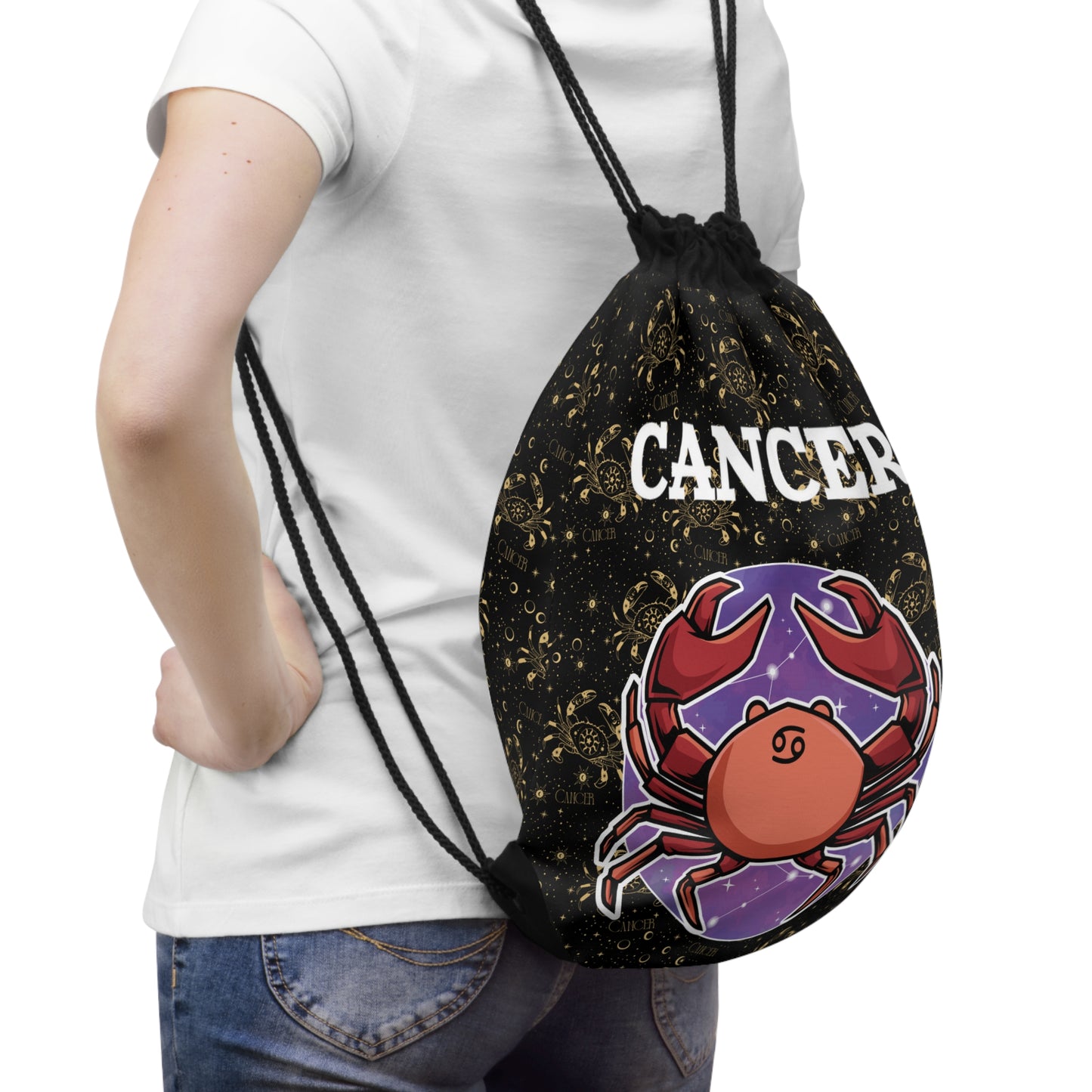 Cancer Drawstring Bag