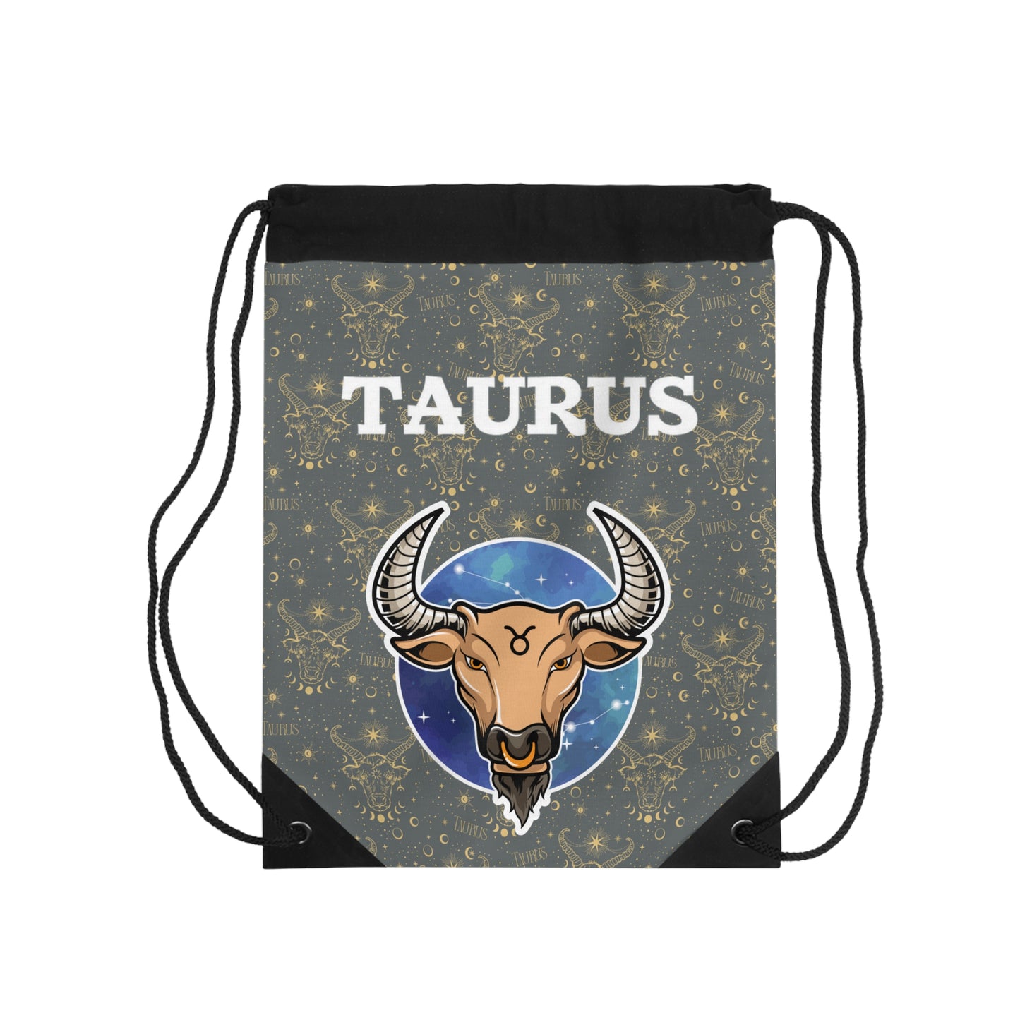 Taurus Drawstring Bag (Dark Grey)