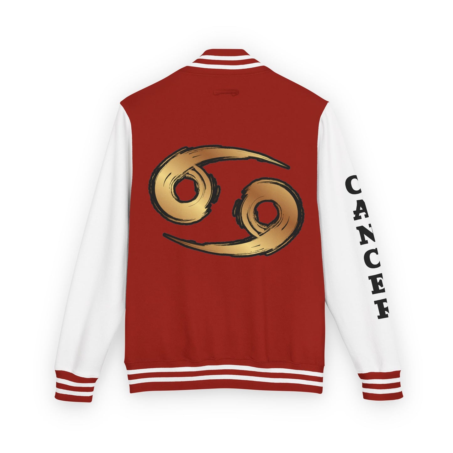 Cancer Zodiac Unisex Heavyweight Letterman Jacket, Astrology Gift, Sports Jacket, Personalized Gift, Birthday Gift, Astrology Apparel