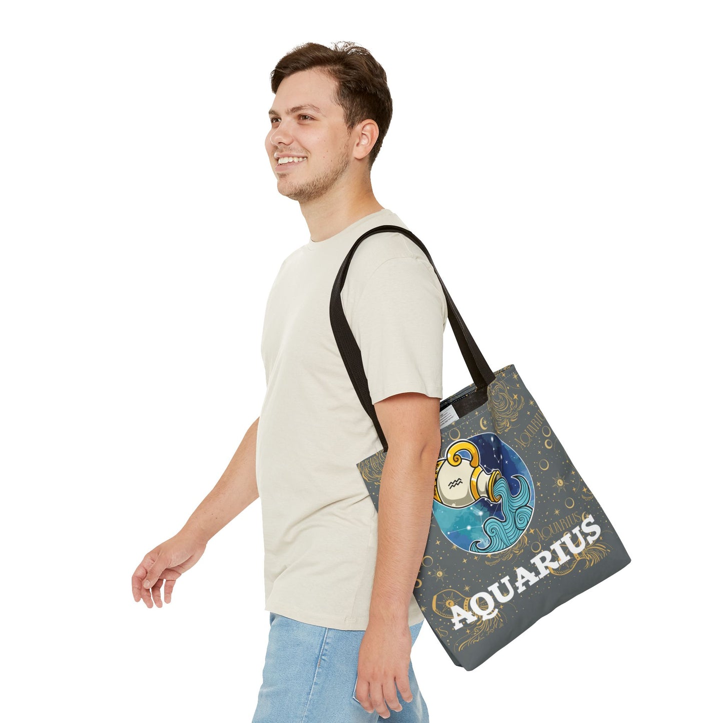 Aquarius Tote Bag (Dark Grey)
