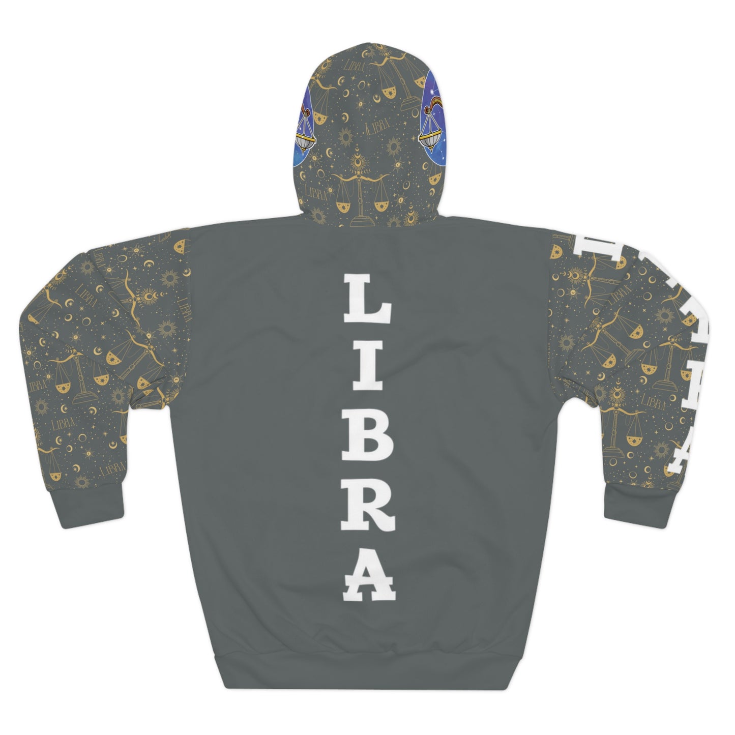 Libra Unisex Pullover Hoodie (Dark Grey)