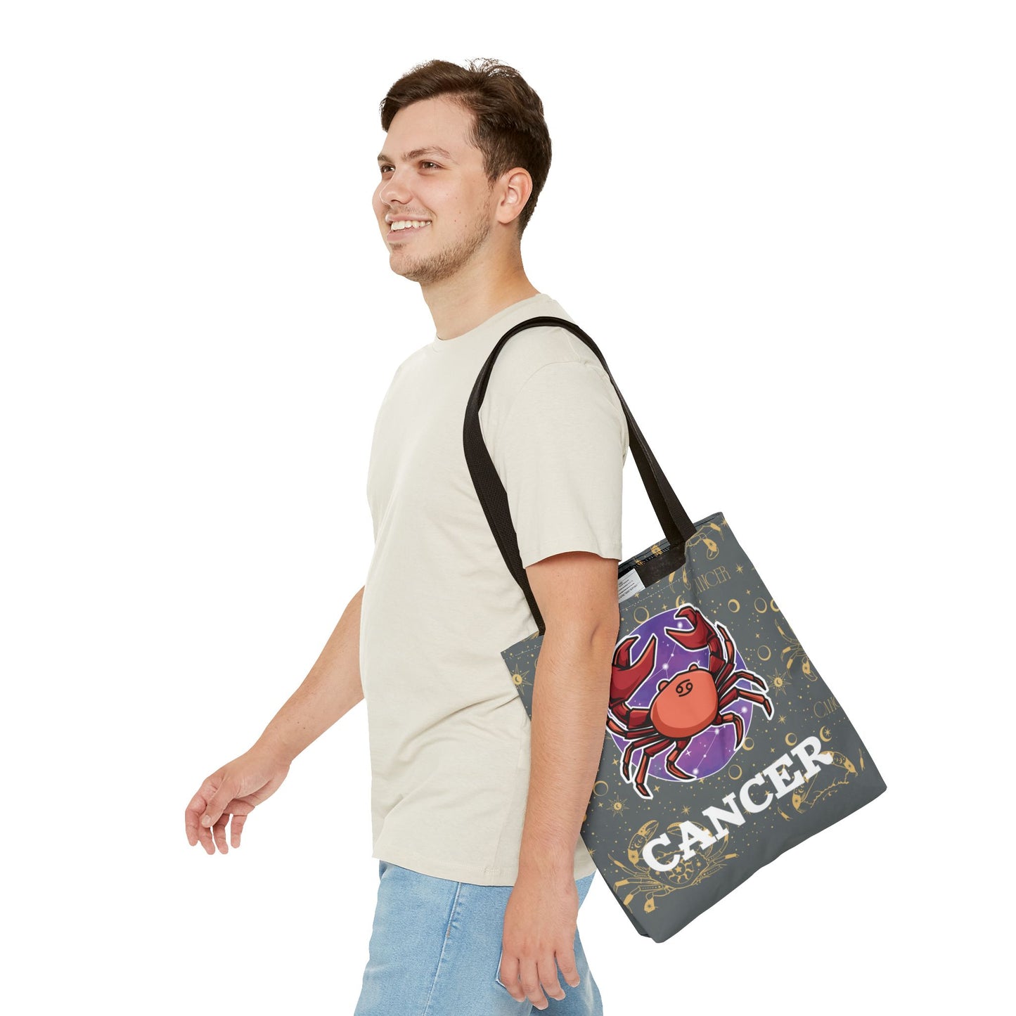 Cancer Tote Bag (Dark Grey)