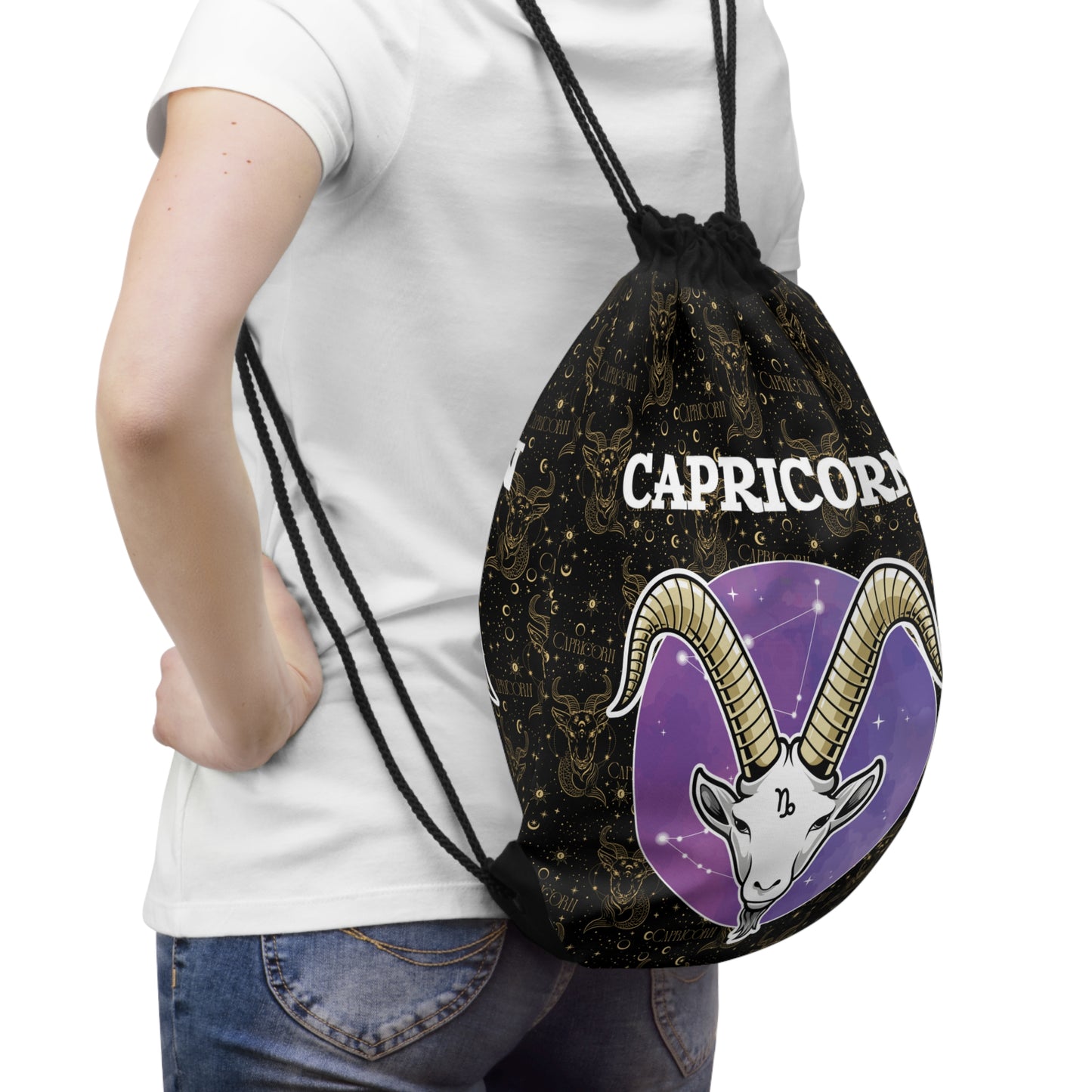 Capricorn Drawstring Bag
