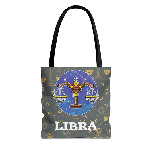 Libra Tote Bag (Dark Grey)