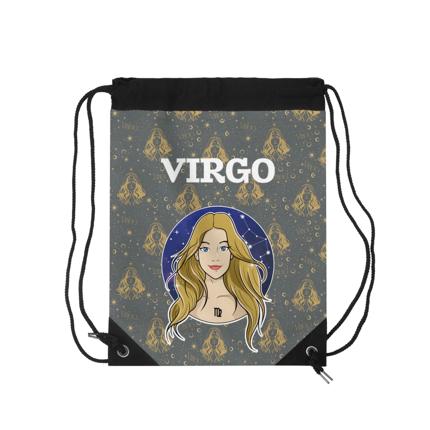 Virgo Drawstring Bag (Dark Grey)