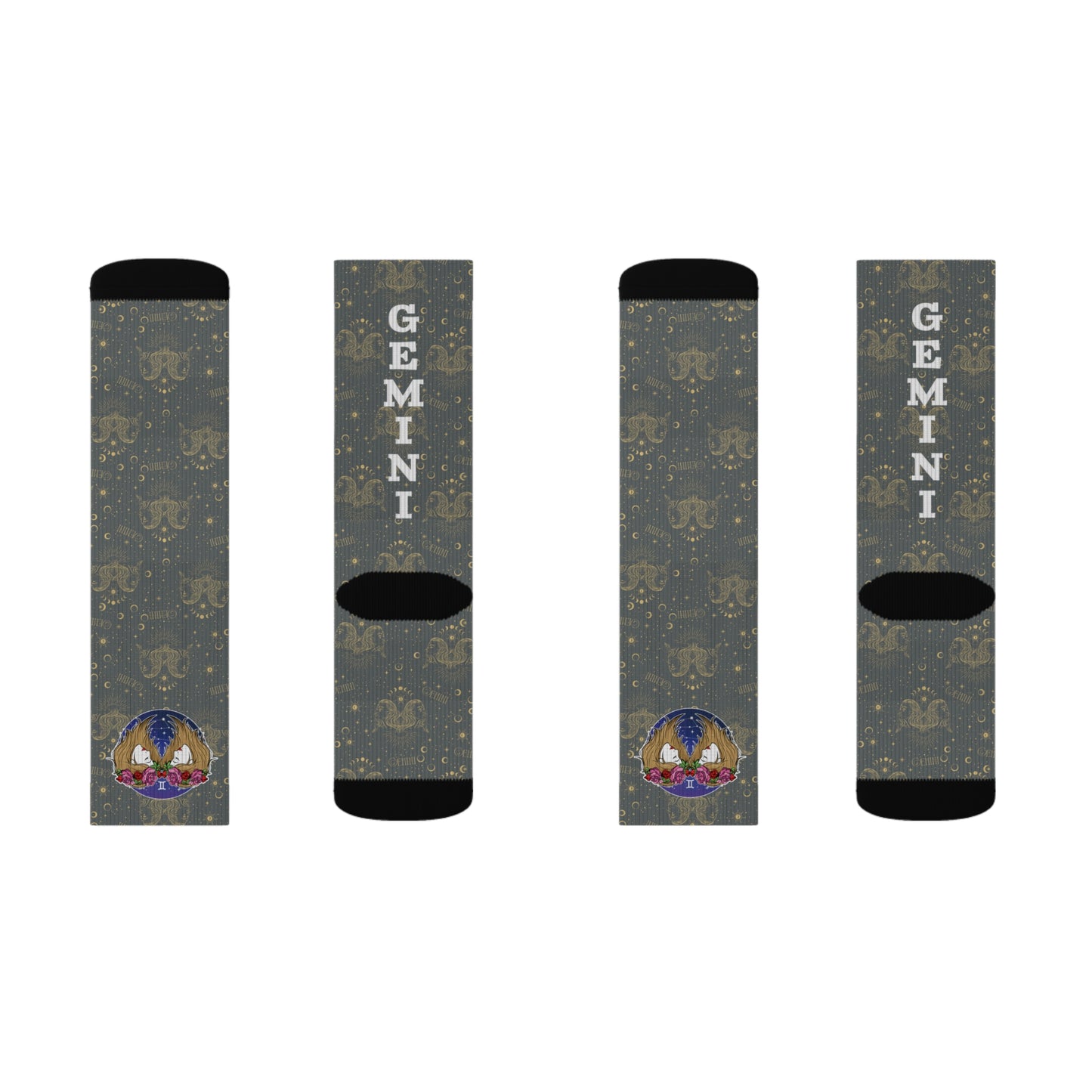 Gemini Socks (Dark Grey)