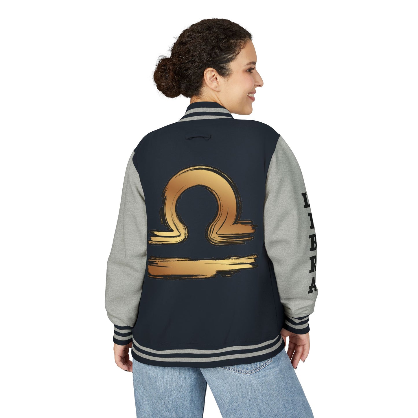 Stylish Libra Letterman Jacket, Unisex Varsity Jacket for Astrology Lovers, Cool Gift for Birthdays, Trendy Outerwear for Any Occasion