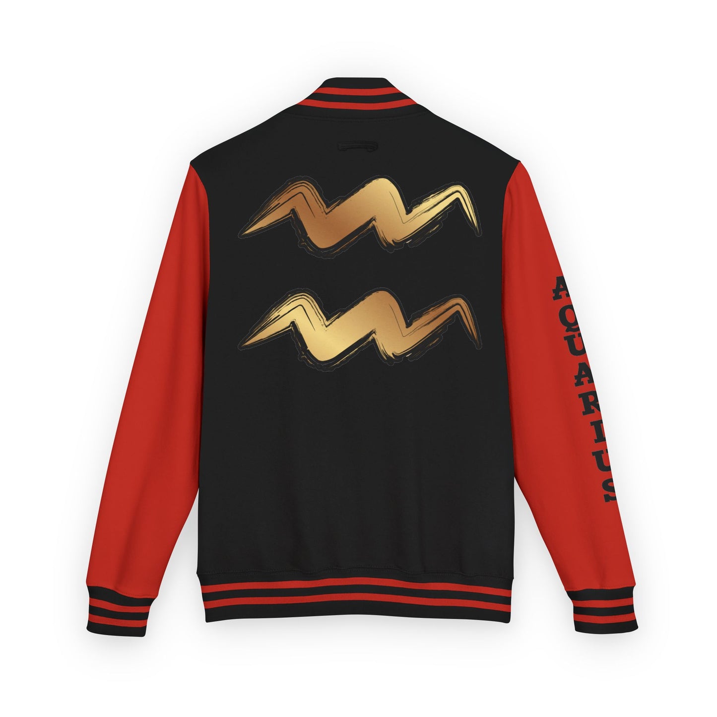 Unisex Heavyweight Aquarian Letterman Jacket, Personalized Varsity Style, Gift for Aquarius Birthdays, Trendy Fashion Statement, [...]
