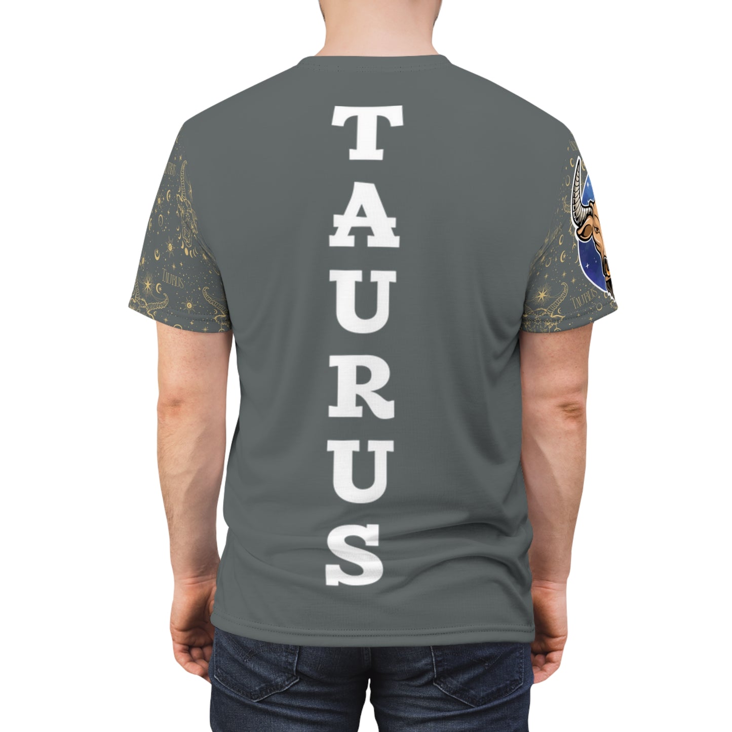 Taurus  Unisex Cut & Sew Tee (Dark Grey)