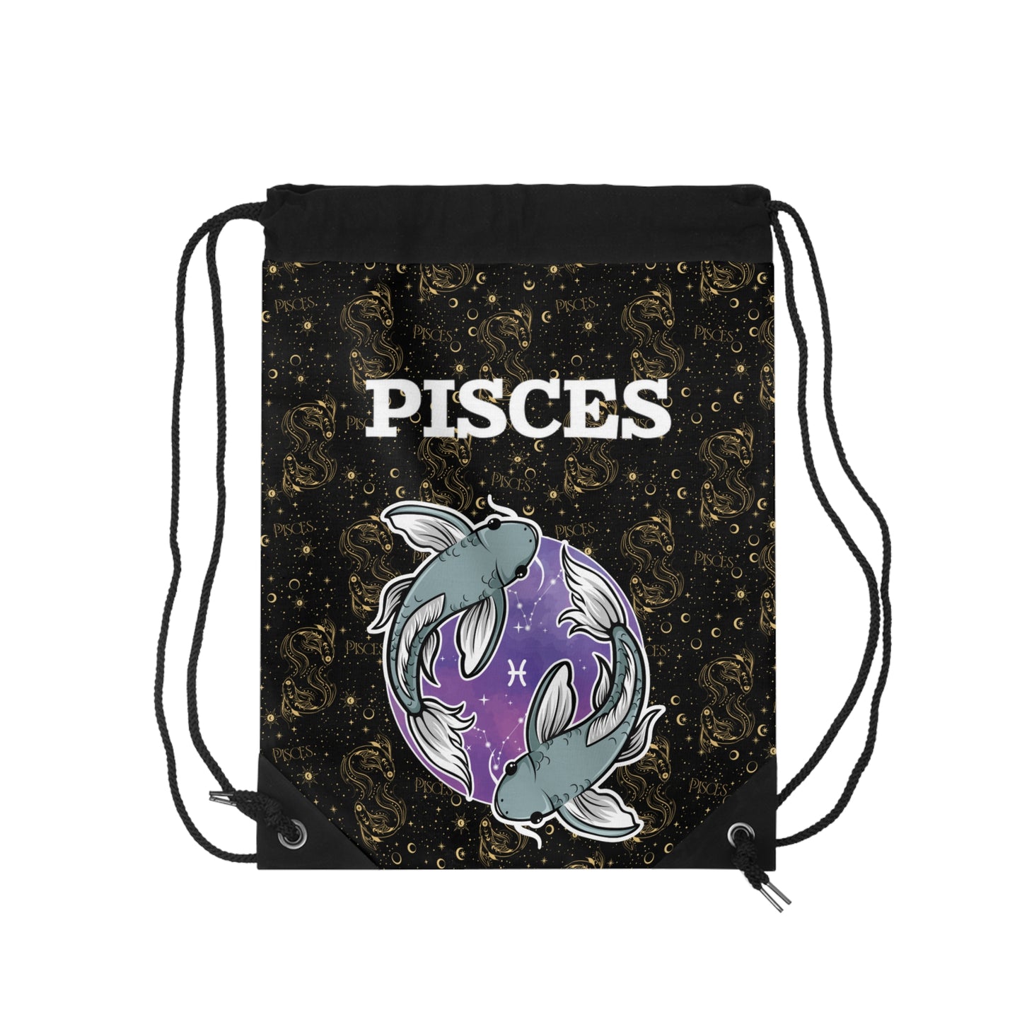 Pisces Drawstring Bag