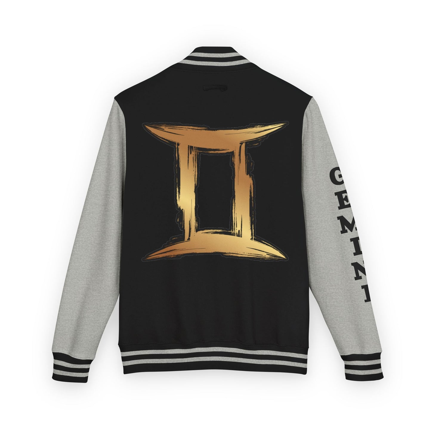 Gemini Heavyweight Letterman Jacket for Astrology Lovers, Perfect for Birthdays, Spiritual Gifts, Casual Wear, Zodiac Theme