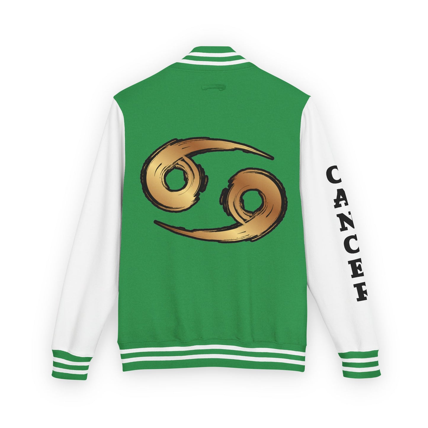 Cancer Zodiac Unisex Heavyweight Letterman Jacket, Astrology Gift, Sports Jacket, Personalized Gift, Birthday Gift, Astrology Apparel