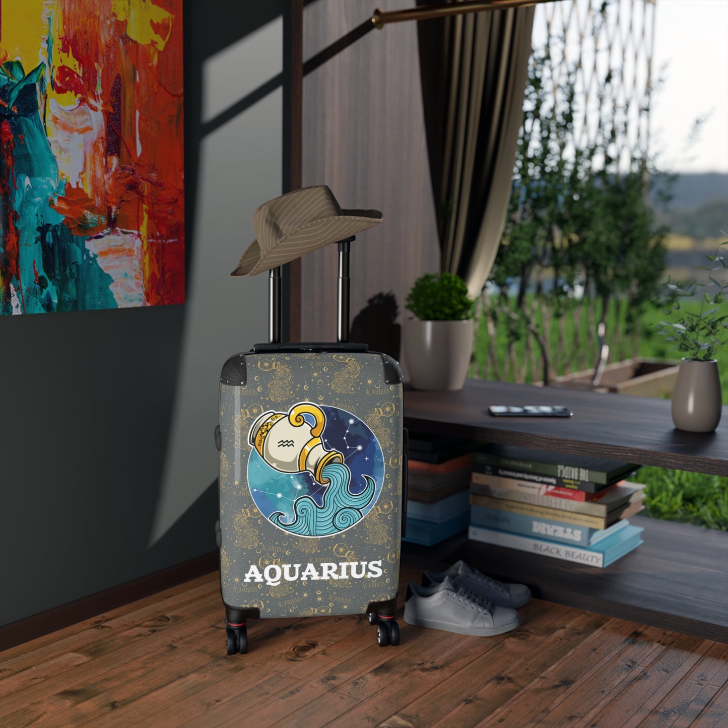Aquarius Suitcases (Dark Grey)