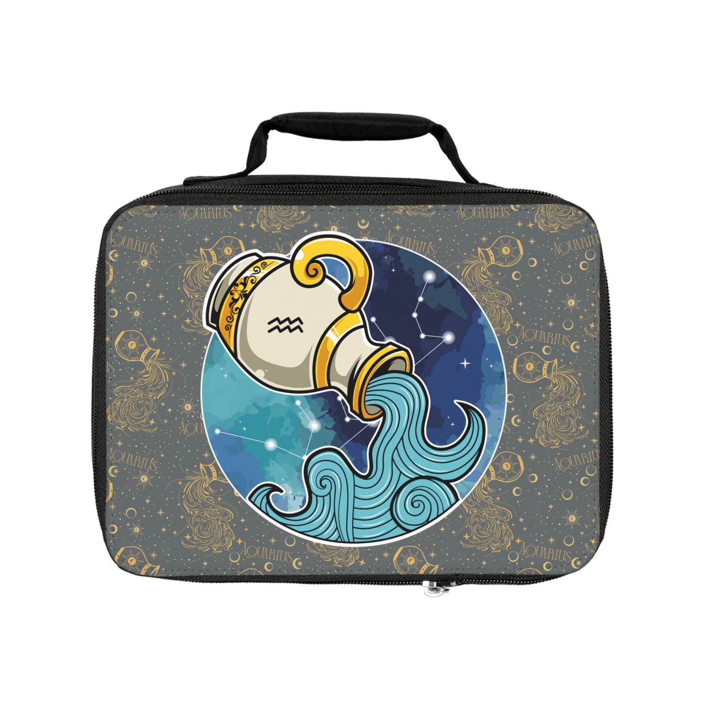 Aquarius Lunch Bag (Dark Grey)