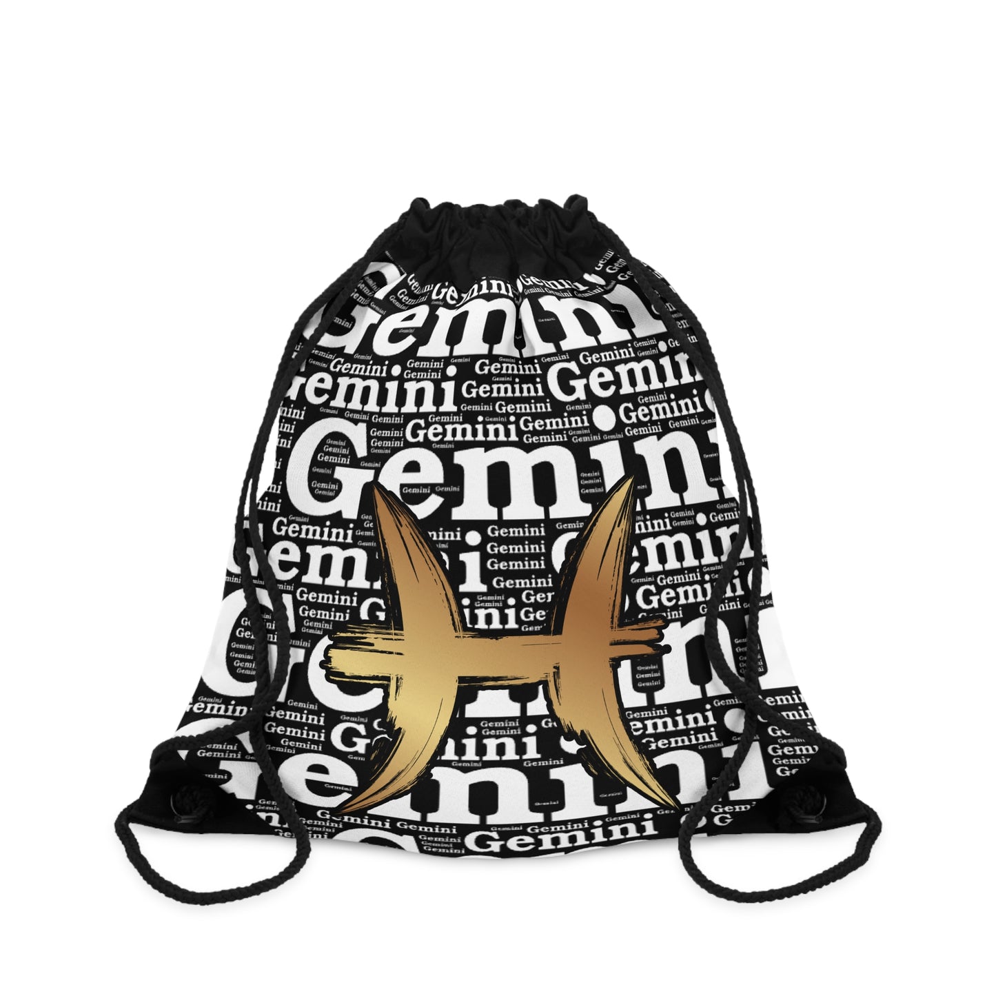 Gemini Zodiac Drawstring Bag