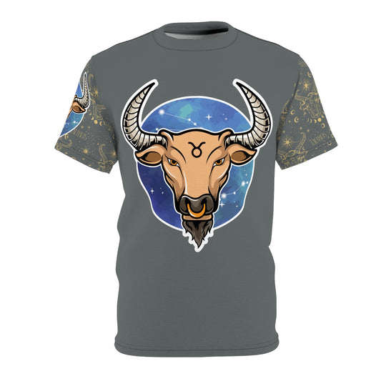 Taurus  Unisex Cut & Sew Tee (Dark Grey)